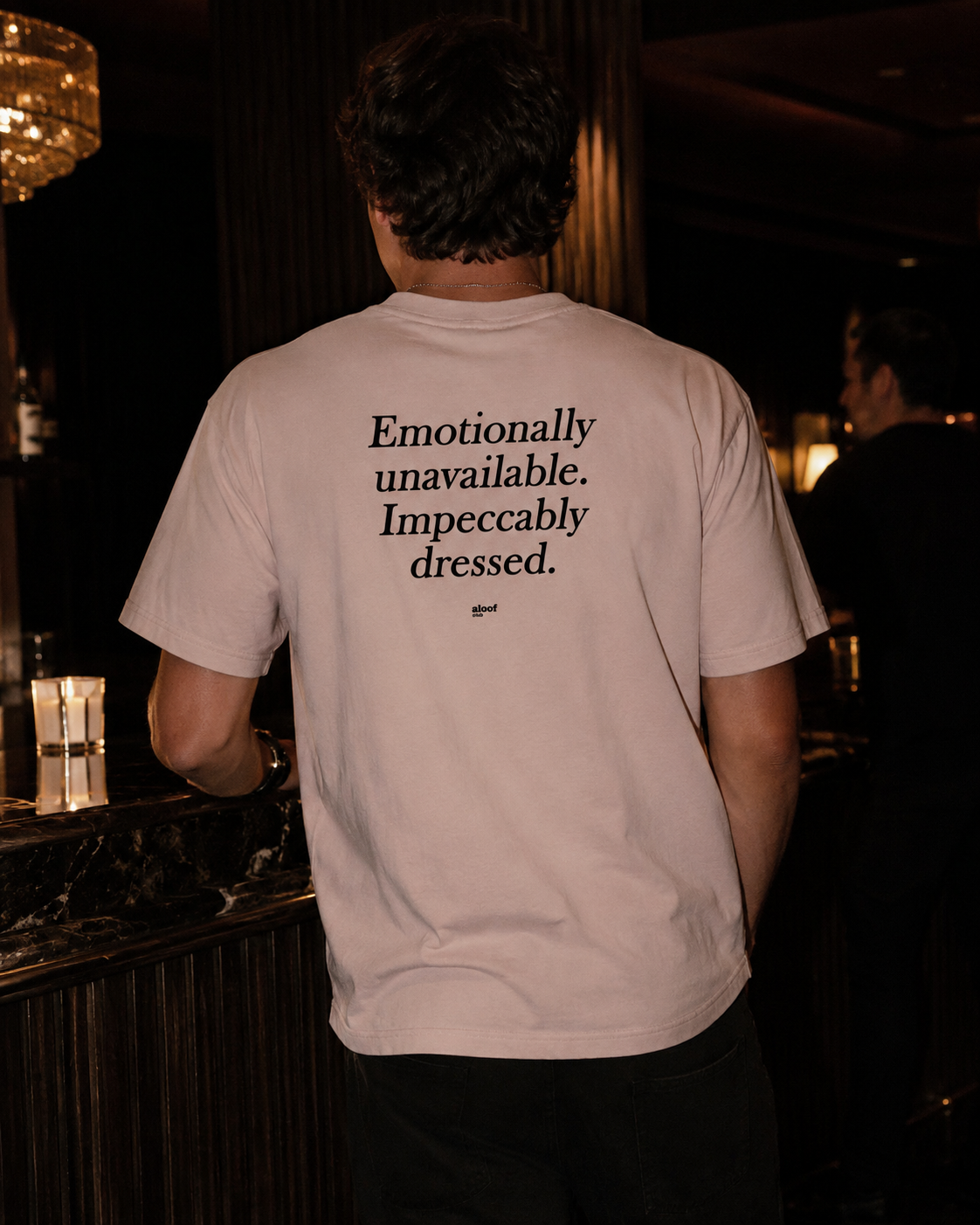 Emotionally unavailable. Impeccably dressed.