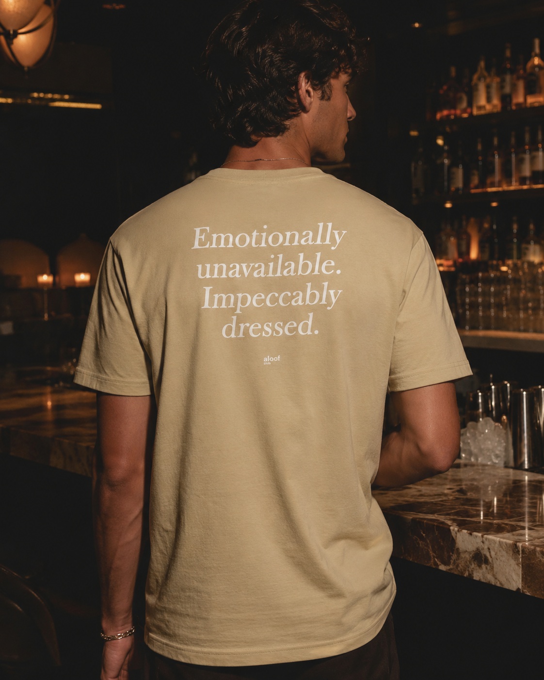 Emotionally unavailable. Impeccably dressed.