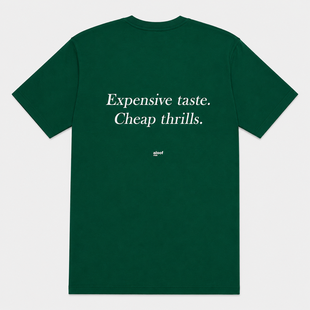 Expensive taste. Cheap thrills.